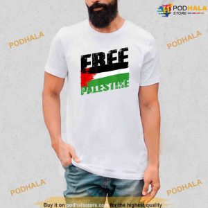 Free Gaza Proud Palestine Save Gaza Palestine Flag Shirt Political Gift 2