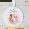 Friendship Ceramic Ornament Gift, Personalized Family Christmas Ornaments