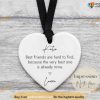 Friendship Gift Heart Ornament, Funny Christmas Gifts For Friends