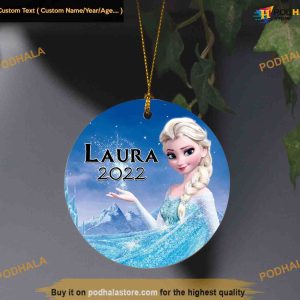 Frozen Elsa Christmas Ornament, Family Christmas Ornaments