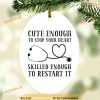 Funny Nurse Christmas Ornament, Nurse Xmas Tree Decor