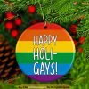 Gay Rainbow Christmas Bauble Ornament, Friends Christmas Ornaments
