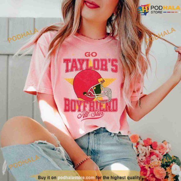 Go Taylor’s Boyfriend KC Football Shirt, TS Inspired Fun Design