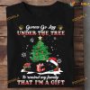 Gonna Go Lay Under The Tree To Remind My Family That I’m A Gift Shirt, Black Cat And Christmas Gift