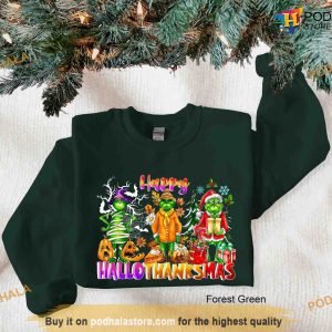 Grinch Christmas Sweatshirt, Hoodie, Halloween & Fall Women's Fashion