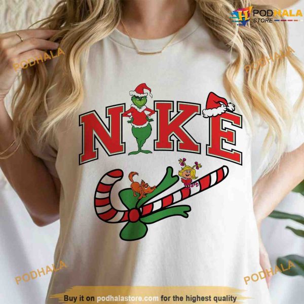 Grinch Nike Sweatshirt For Women Men, Christmas Gift Ideas, Grinch Gift Ideas