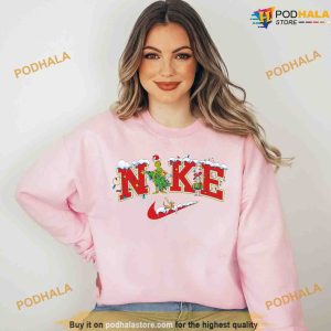 Grinch Nike Sweatshirt Snowman Christmas Grinch Christmas Sweatshirt 2