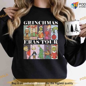 Grinchmas Eras Tour Sweatshirt Grinch Sweatshirt Womens 2