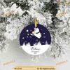 Guardian Angel Baby First Christmas Ornament, Personalized Family Bauble