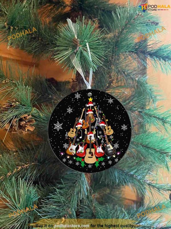 Guitar Christmas Ornament, Friends Christmas Ornaments
