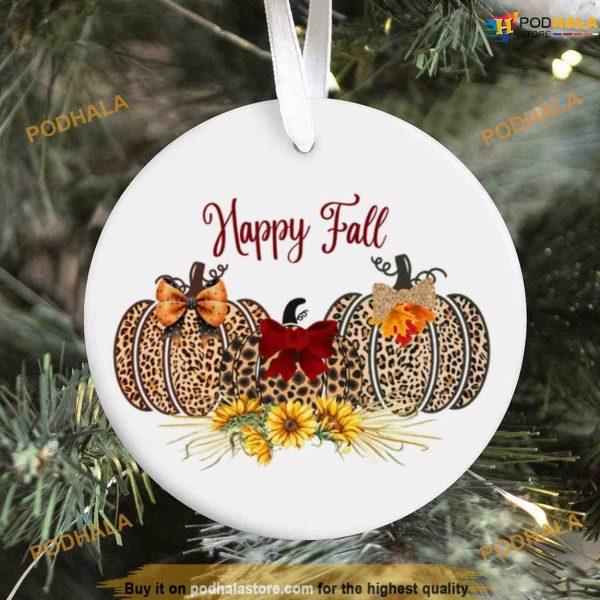 Happy Fall Friendsgiving Ornament, Family Tree Decoration