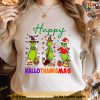 Happy Hallothanksmas Grinch Shirt, Grinch Christmas Sweatshirt