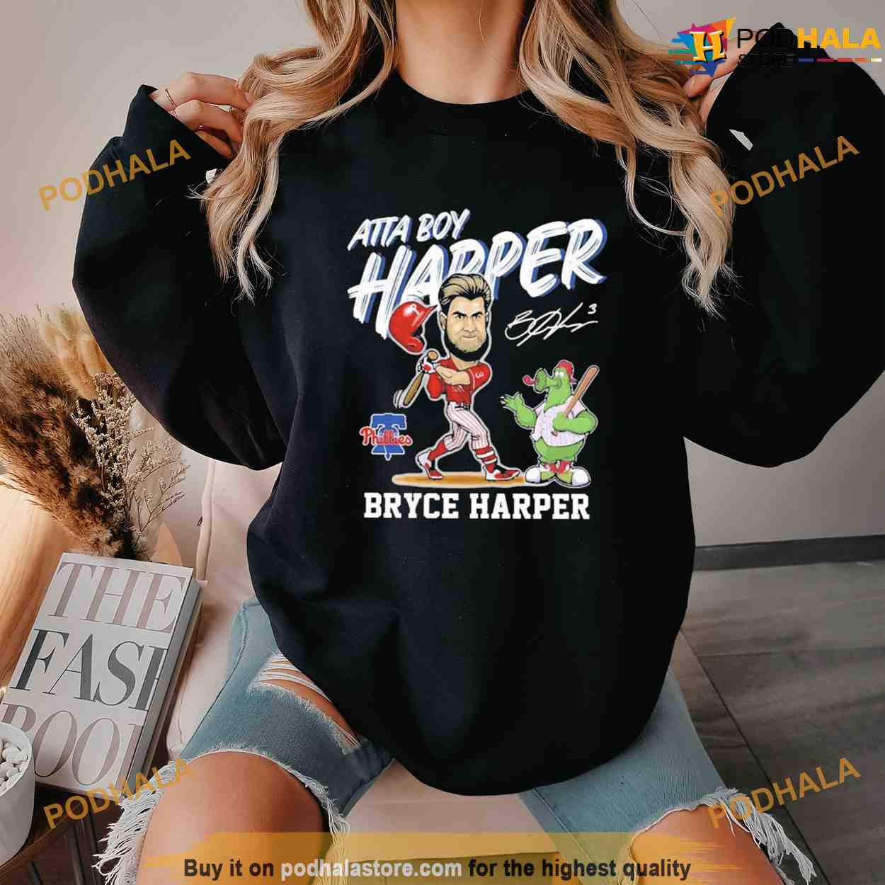Bryce Harper Phillies homage baseball shirt, hoodie, sweater, long