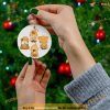 Harvest Gnomes and Pies, Friends Christmas Ornaments