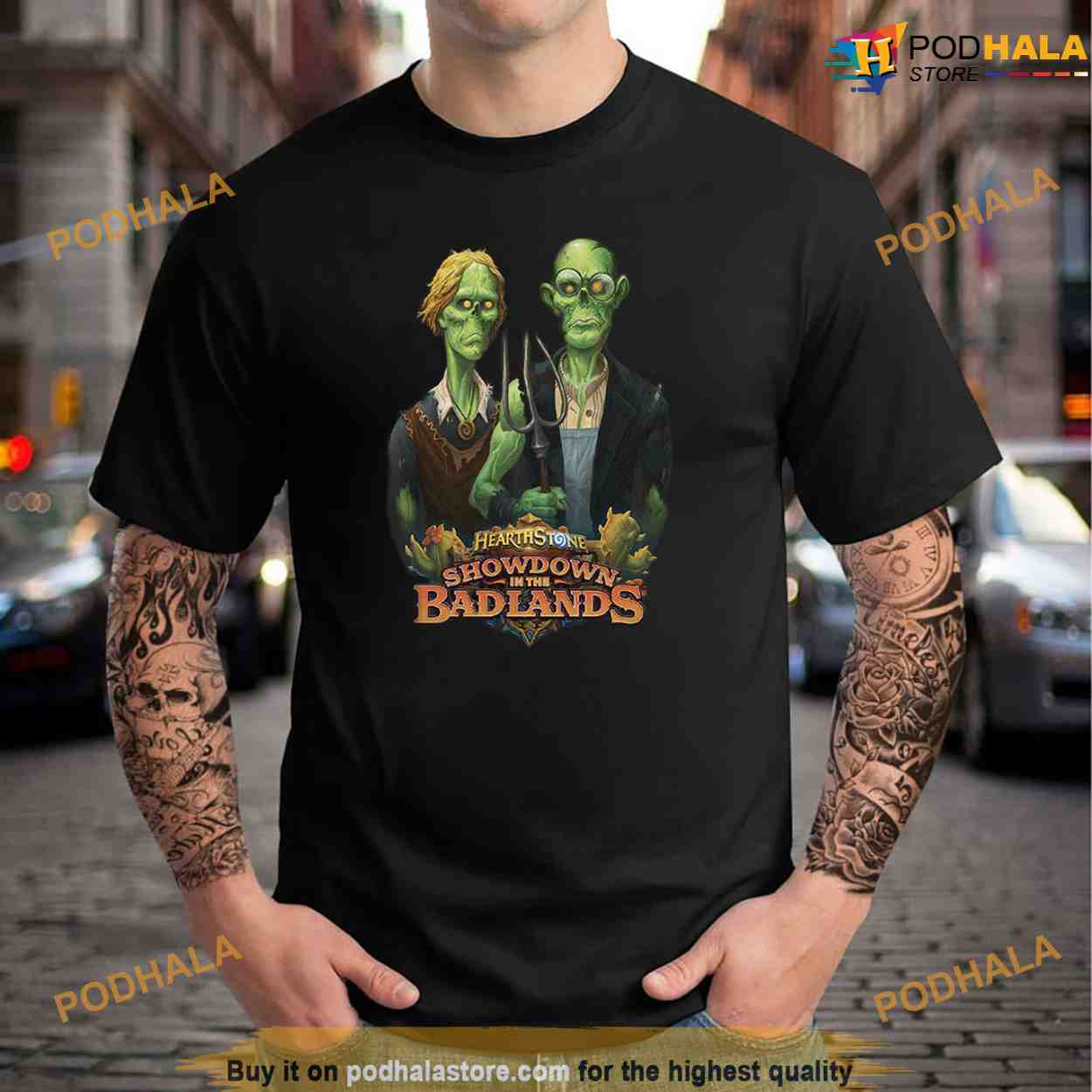 Hearthstone Showdown in The Badlands Halloween Shirt - Bring Your Ideas,  Thoughts And Imaginations Into Reality Today