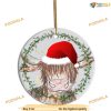 Highland Cow Decoration, Personalized Family Christmas Ornaments