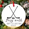 Hockey Baby's First Christmas Ornament, Family Tree Decoration