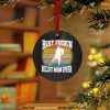 Hockey Billet Mom Metal Ornament, Custom Family Ornaments
