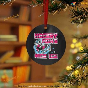 Hockey Moms Kick Ice Ornament, Family Christmas Ornaments