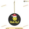 Holiday Dink Up Pickleball Ceramic Ornament, Custom Family Ornaments