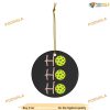 Holiday Pickleball Cheer Ornament, Family Tree Decoration