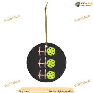 Holiday Pickleball Cheer Ornament, Family Tree Decoration