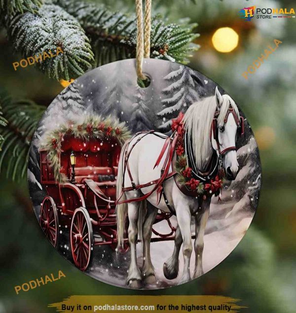 Horse-Themed Christmas Ornament, Friends Christmas Ornaments