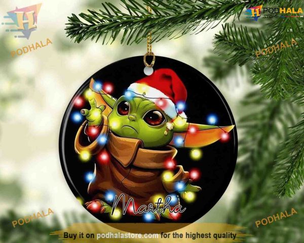 Humorous Star Wars Christmas Ornament, Funny Christmas Ornaments