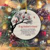 Husband in Heaven Cardinal Ornament, Memorial Christmas Decorations