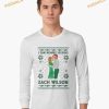 I Saw Mommy Kissing Zach Wilson Ugly Christmas Shirt