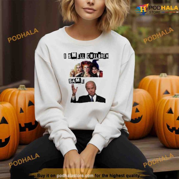 I Smell Children Same Biden Funny Halloween Shirt