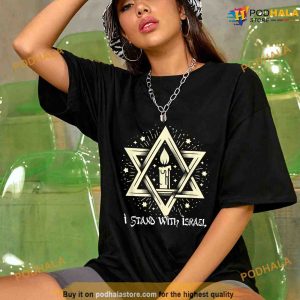 I Stand With Israel Israeli Flag Support Israel Strong 2023 Political Shirt 2