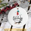 I am Freaking Freezing Chicken Ornament, Funny Christmas Ornaments