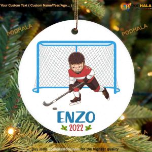 Ice Hockey Festive Tribute, Friends Christmas Ornaments