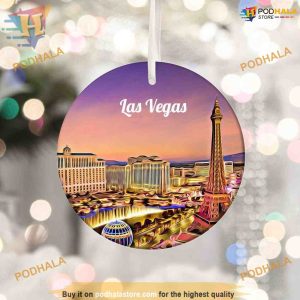 Iconic Las Vegas Christmas Ornament, Family Tree Decoration