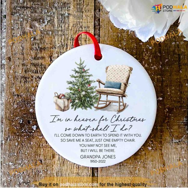 In Loving Memory Ornament, Loss of Loved One, Family Tree Decoration