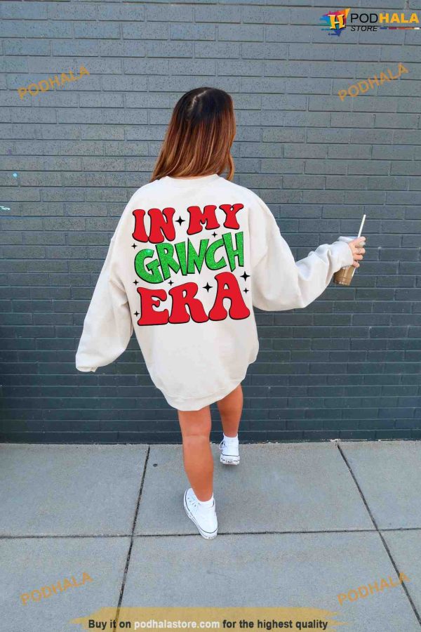 In My Grinch Era Christmas TShirt, Grinch Christmas Gifts
