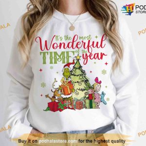 Its The Most Wonderful Time Of The Year Trendy Grinch Christmas Shirt