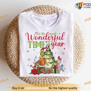 Its The Most Wonderful Time Of The Year Trendy Grinch Christmas Shirt 3