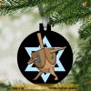 Jewish Hanukkah Christmas Ornament, Personalized Family Ornaments