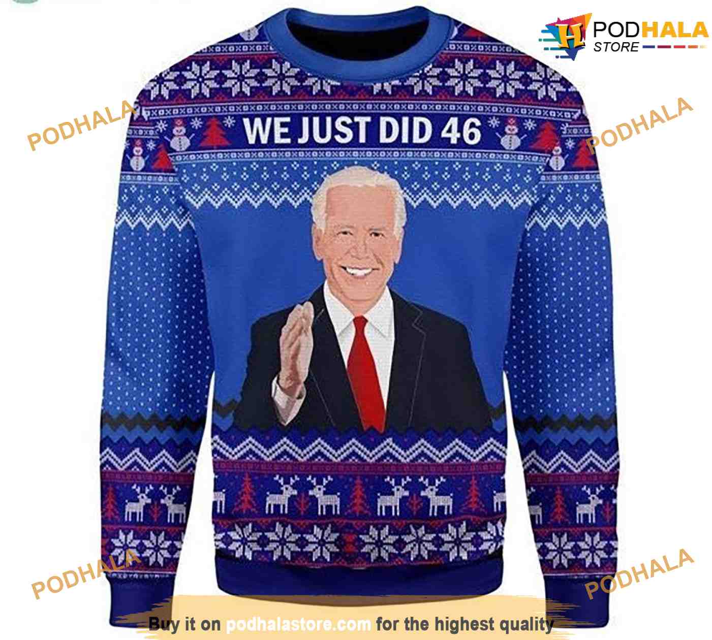 Joe Biden We Just Did Christmas 3D Naughty Ugly Sweater Joe Biden We Just Did Christmas 3D Naughty Ugly Sweater