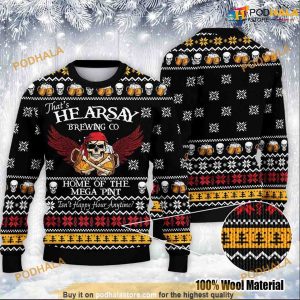 Johnny Depp Hearsay Brewing CO Naughty Ugly Sweater