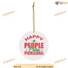 Joyful Pickleball Players Ornament, Friends Christmas Ornaments