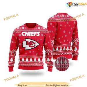 Kansas City Football Kansas City Chief Christmas 3D NFL Ugly Christmas Sweater
