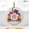 King Charles III Union Jack Ornament, Friends Christmas Ornaments