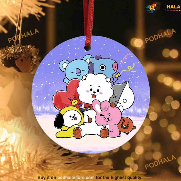 Kpop BTS Fan Ornament, Friends Christmas Ornaments