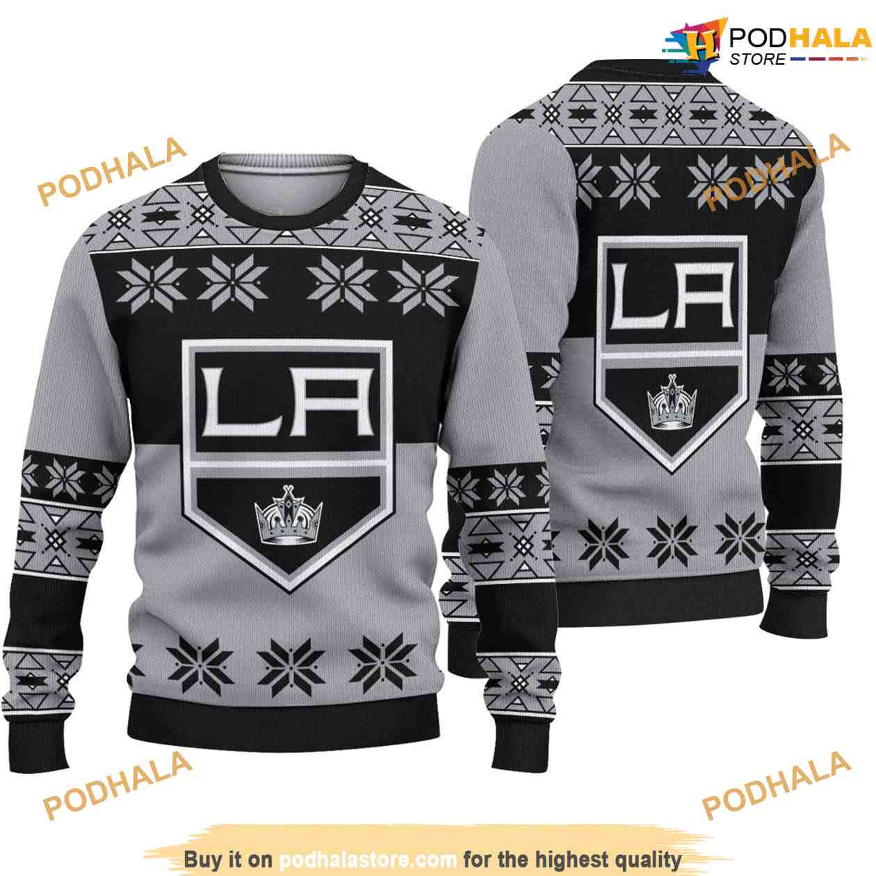 LA Kings Ugly Holiday Sweater - Bring Your Ideas, Thoughts And Imaginations  Into Reality Today