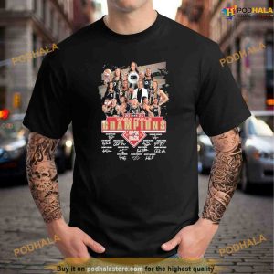 Las Vegas Aces Team 2023 WNBA Finals Champions Signatures Shirt