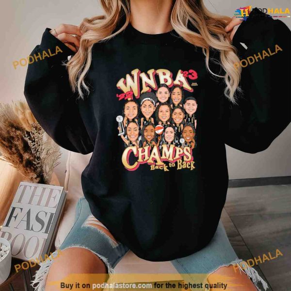 Las Vegas Aces WNBA 2023 Champs back to back Shirt