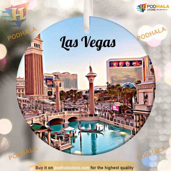 Las Vegas Christmas Tree Decor, Family Christmas Ornaments